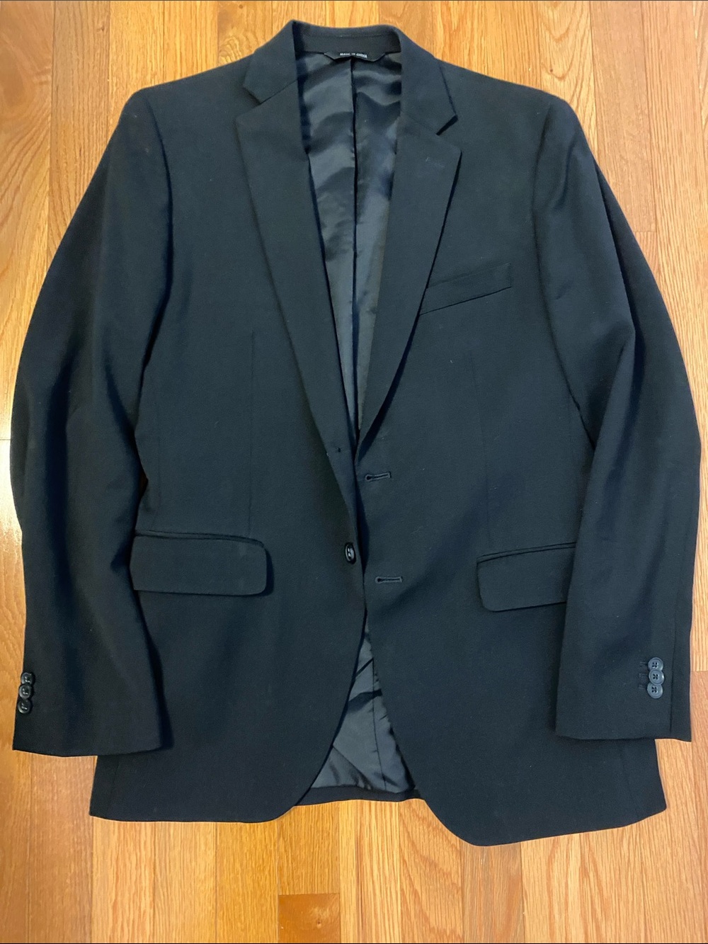 Banana Republic Black Men's Suit Blazer 38R & Pants 31x32 Set